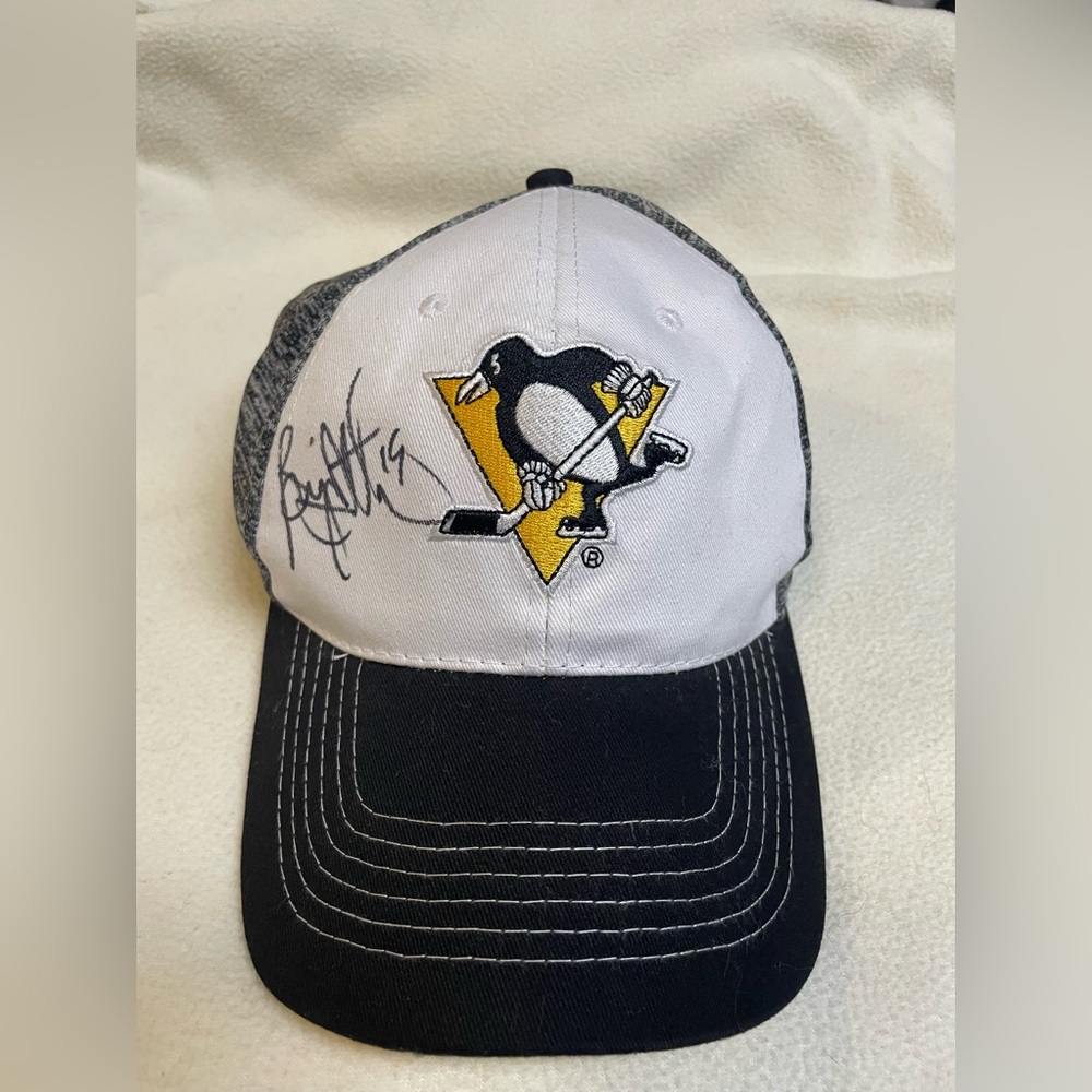 Autographed Penguins Hat - image 1
